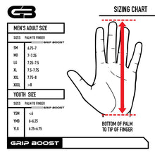 Grip Boost Solid Black Stealth 6.0 Boost Plus Youth Football Gloves