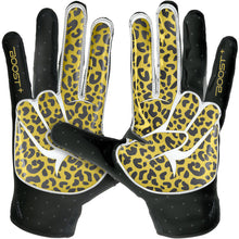 Grip Boost Peace Stealth 6.0 Boost Plus Football Gloves - Black/Gold